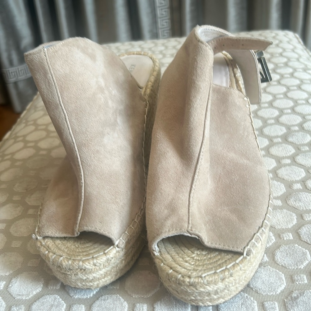 Kenneth Cole taupe espadrille.  Barely worn